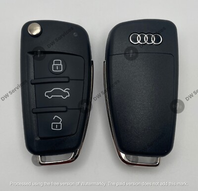 NEW! Audi keyless entry remote flip key fob IYZ 3314 / 4F0837220 N AG / 8E Chip