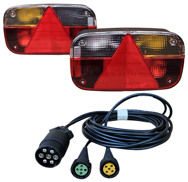 AspÃ¶Ck Multipoint 3 Iii RÃ¼Ckleuchten Set Li./Re. Mit Rfs + Kabelsatz 7polig 4m