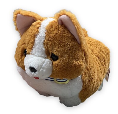 New Amuse Ichi Ni No Corgi Plush Blue Collar Chucky Boy Toreba Japan Exclusive