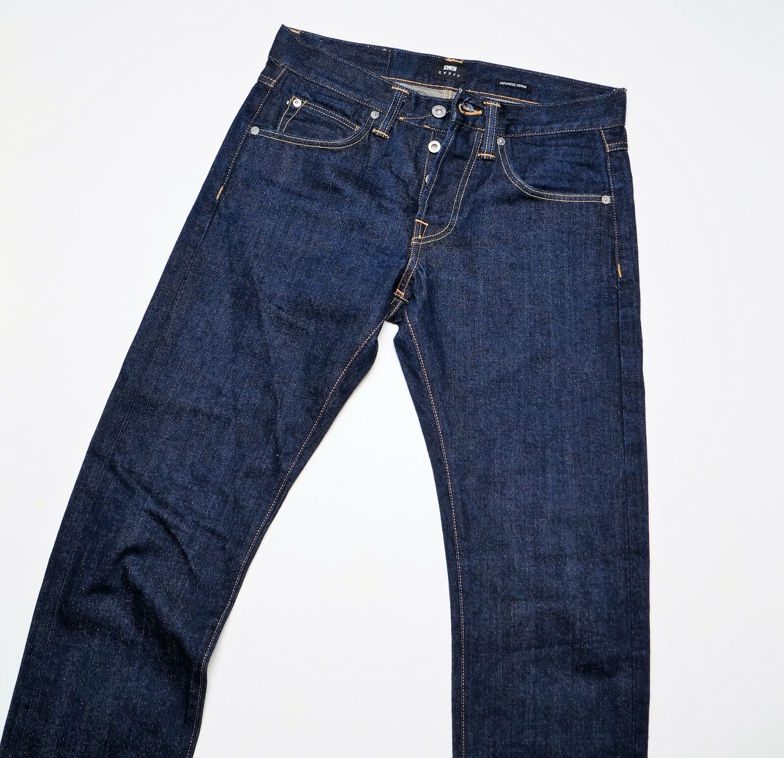 55 Japanese Denim Regular Tapered Jeans 