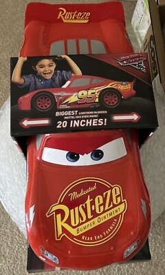 New Mattel Disney Cars 3 Lightning McQueen Rusteze 20 Inch FBN52 NEW!!
