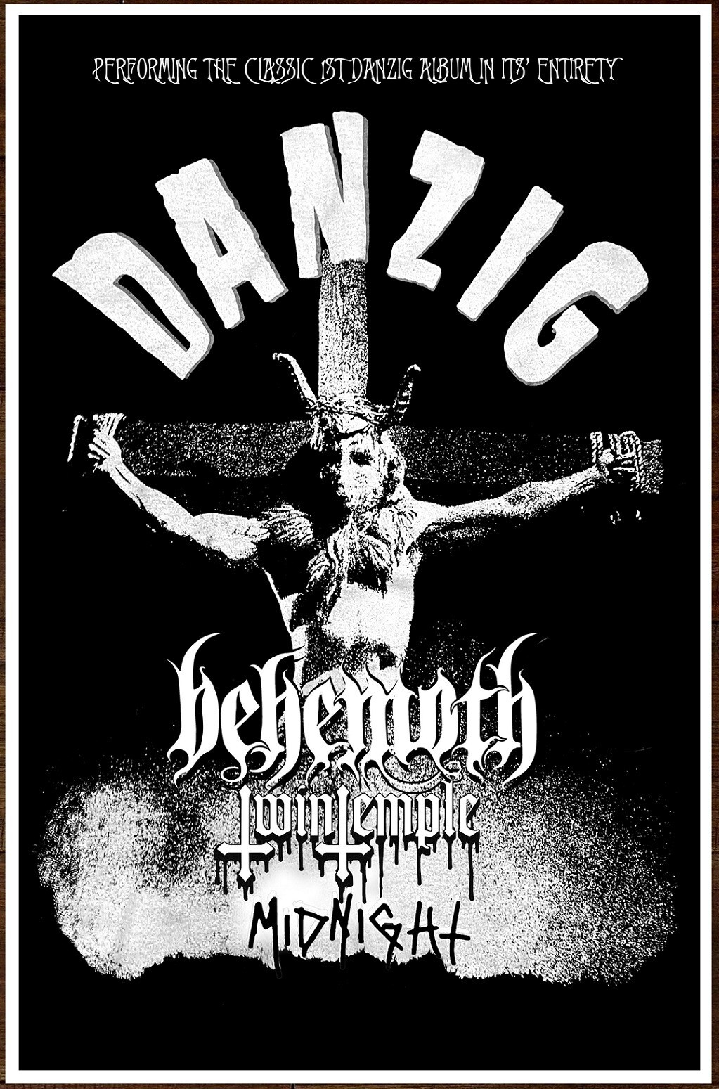 DANZIG | BEHEMOTH | TWIN TEMPLE Tour 2023 Ltd Ed RARE Poster DANZIG | BEHEMOTH | TWIN TEMPLE Tour 2023 Ltd Ed RARE Poster