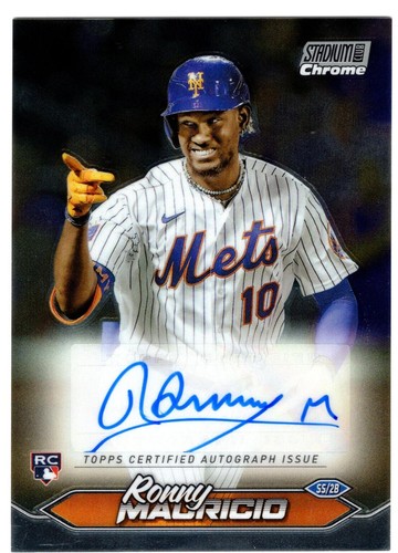 2024 Topps Stadium Club - Ronny Mauricio #SCCA-RM