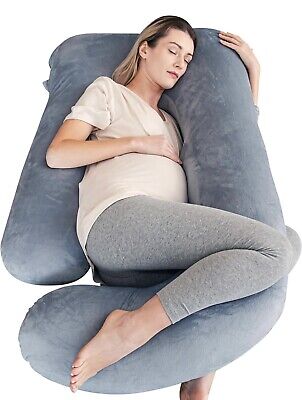 Pregnancy Pillows, Soft U-Shape Maternity Pillow with Removable Cover