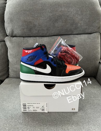 シューズ(女性用) Nike WMNS Air Jordan 1 mid Patent Blend Women's Air Jordan 1 Mid 'Patent Blend' Release Date. Nike SNKRS