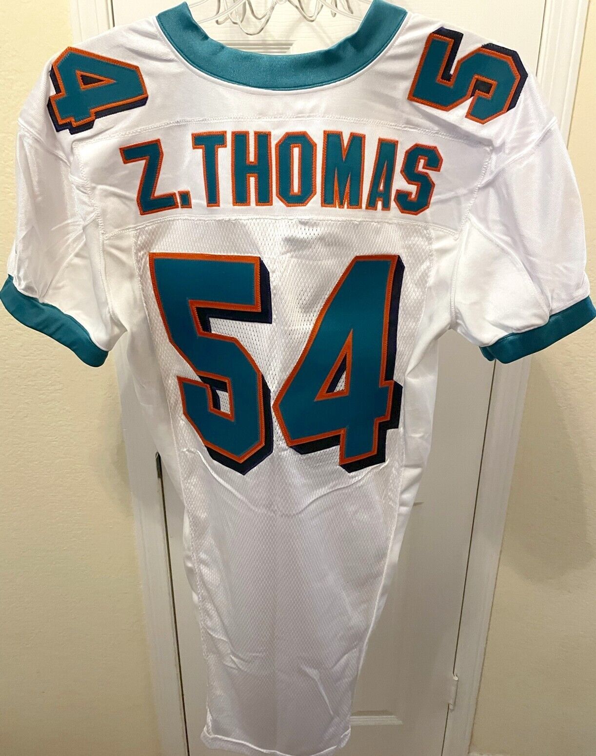 Zach Thomas Miami Dolphins 2000 authentic Nike team issued Zach Thomas Miami Dolphins 2000 authentic Nike team issued