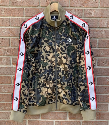 ジャケット・アウター 1ST CAMO TRACK JACKET M GREEN BAPE 1st Camo Relaxed Fit Track Jacket Green Men's - SS25 - US