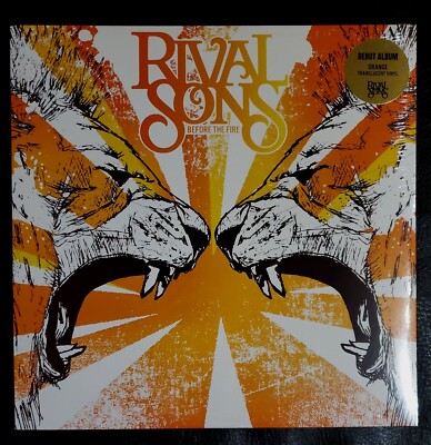 RIVAL SONS:  Before The Fire - Orange Translucent Vinyl LP NEW SEALED 