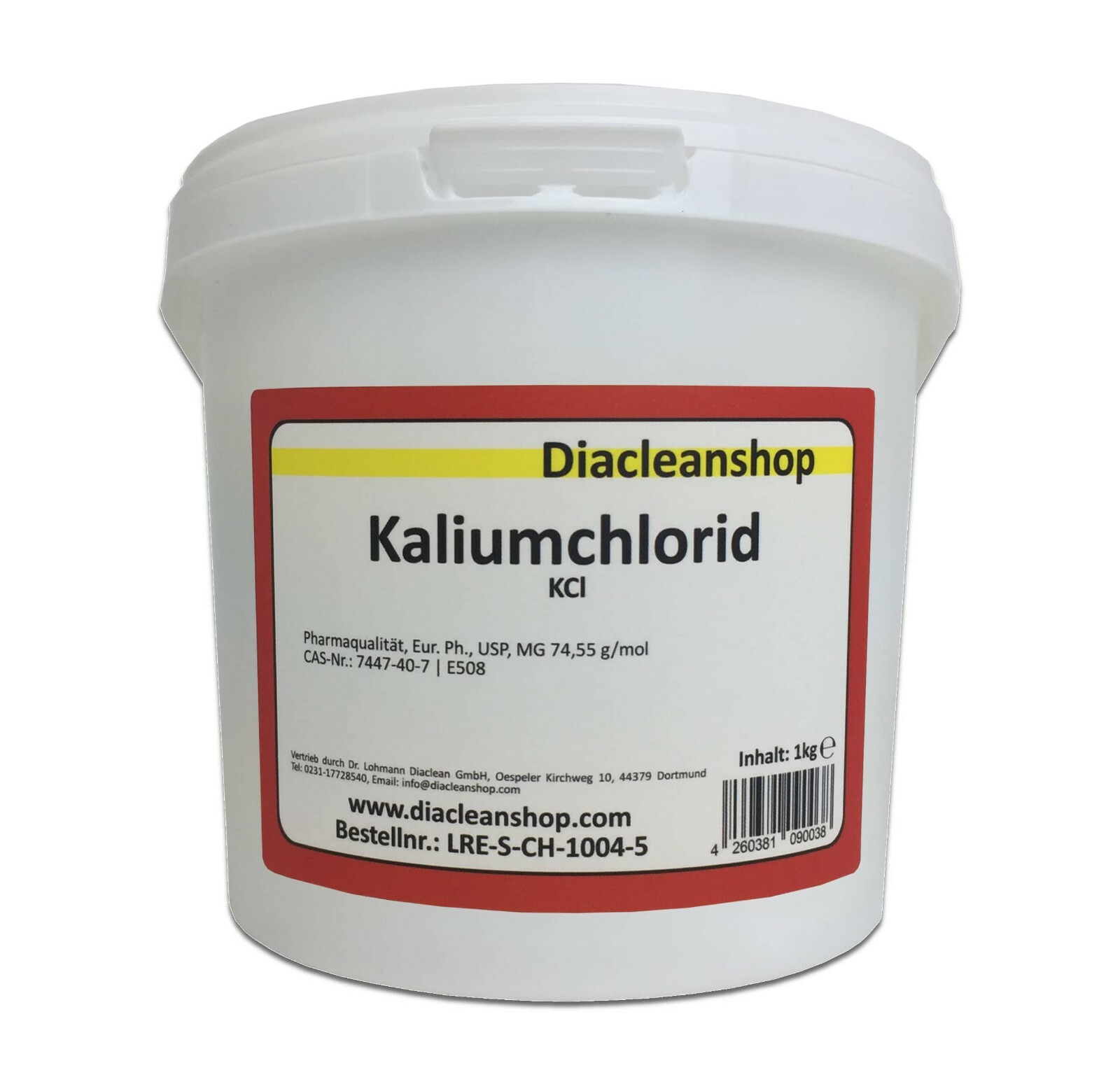 Kaliumchlorid E508 in Pharmaqualität 1kg