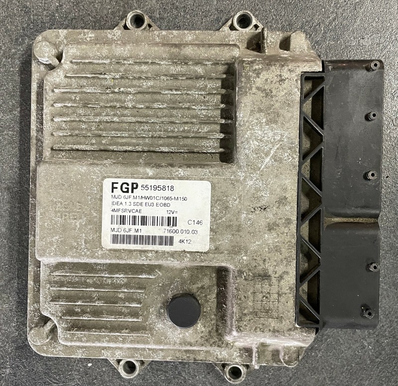 Calculateur Moteur Fiat 55195818 Mjd6j.M1 Hw01c 71600.010.03