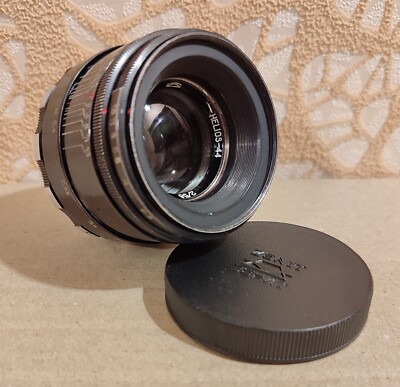 Lens Helios-44 Zebra 2/58mm BelOMO M 42 8 blades lens ussr #8032476