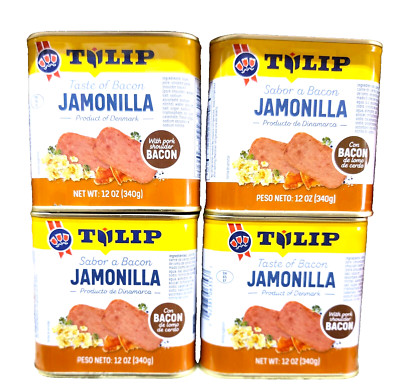 Tulip Pork Bacon 4 Luncheon Meat Cooked Breakfast Sandwich Spread Denmark SnackA