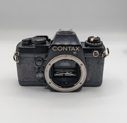 CONTAX SLRカメラ ブラック CONTAX AX SLR Film Camera : Amazon