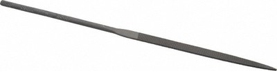 Nicholson 6-1/4'' Needle Precision Swiss Pattern Flat File 2 Cut, 3'' LOC, with...