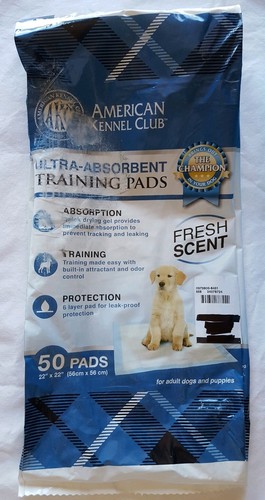 AKC Training Pads Fresh scent 22'' x 22'' PACK OF 15 Ultra Absorbent Piddle Pads