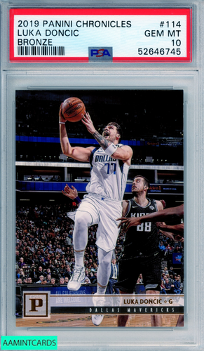 2019 PANINI CHRONICLES LUKA DONCIC #254 DALLAS MAVERICKS PSA