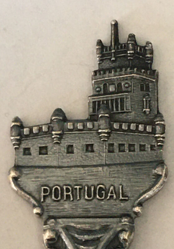 Vintage Souvenir Spoon Collectible Torre De Belem Portugal