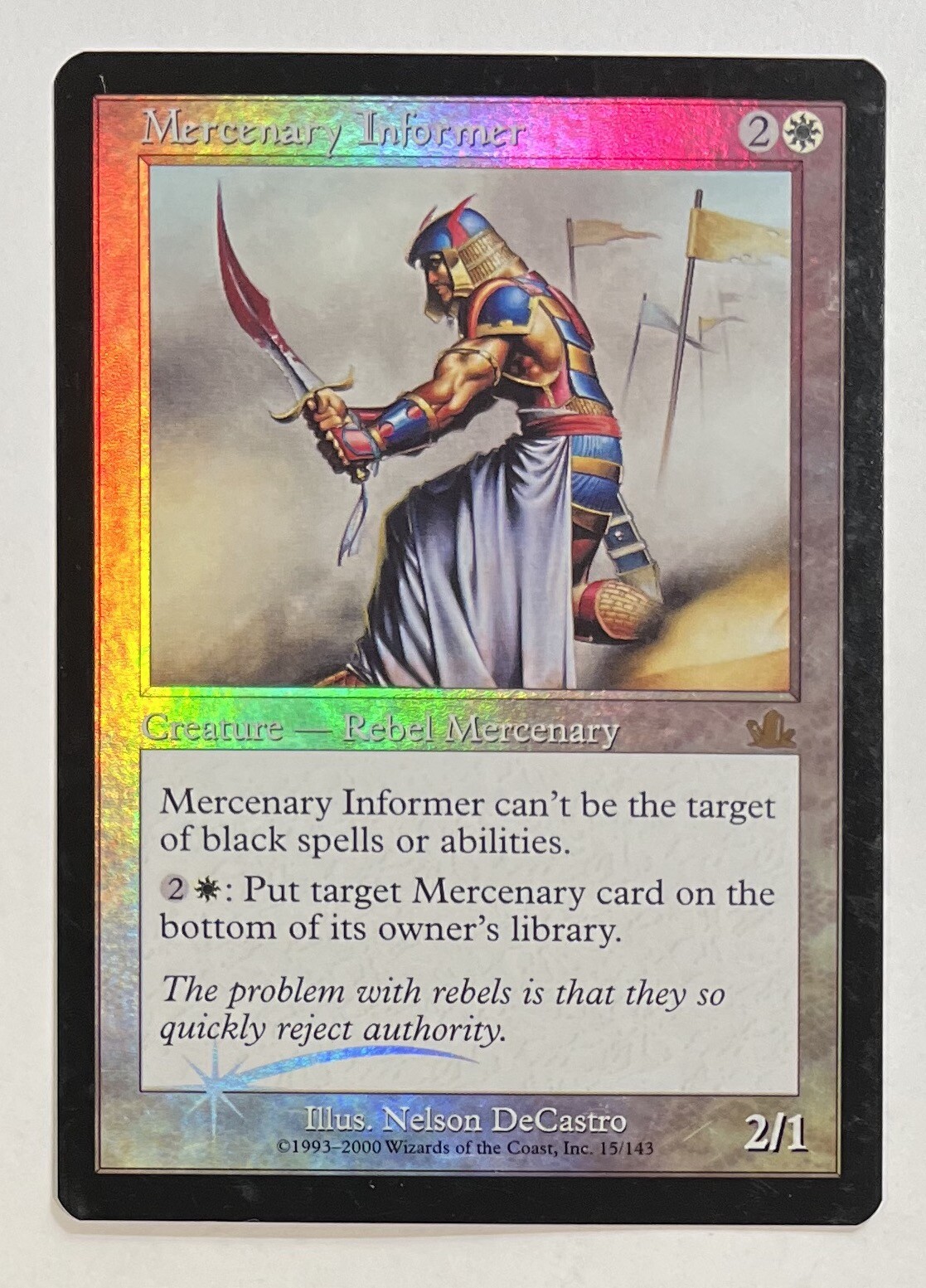 MTG MERCENARY INFORMER (FOIL) Prophecy (OldManMTG 003-566) | eBay