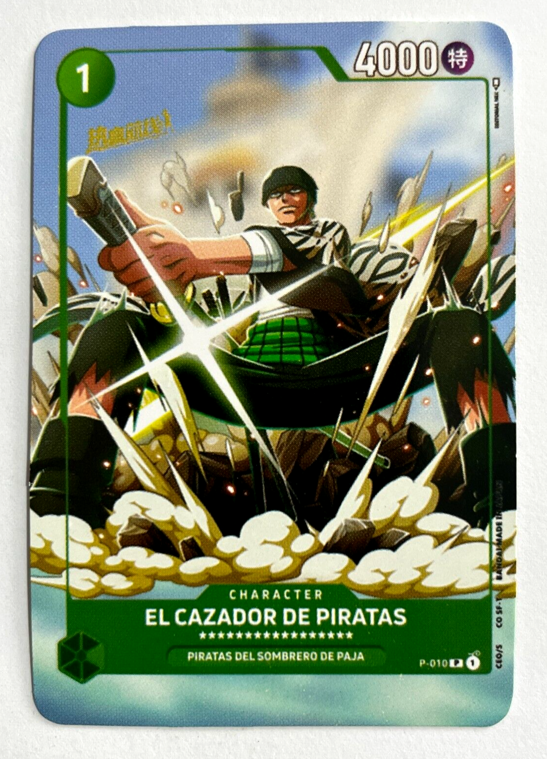2024 ONE PIECE Card Game TCG #010 RORONOA ZORO Peru Edition