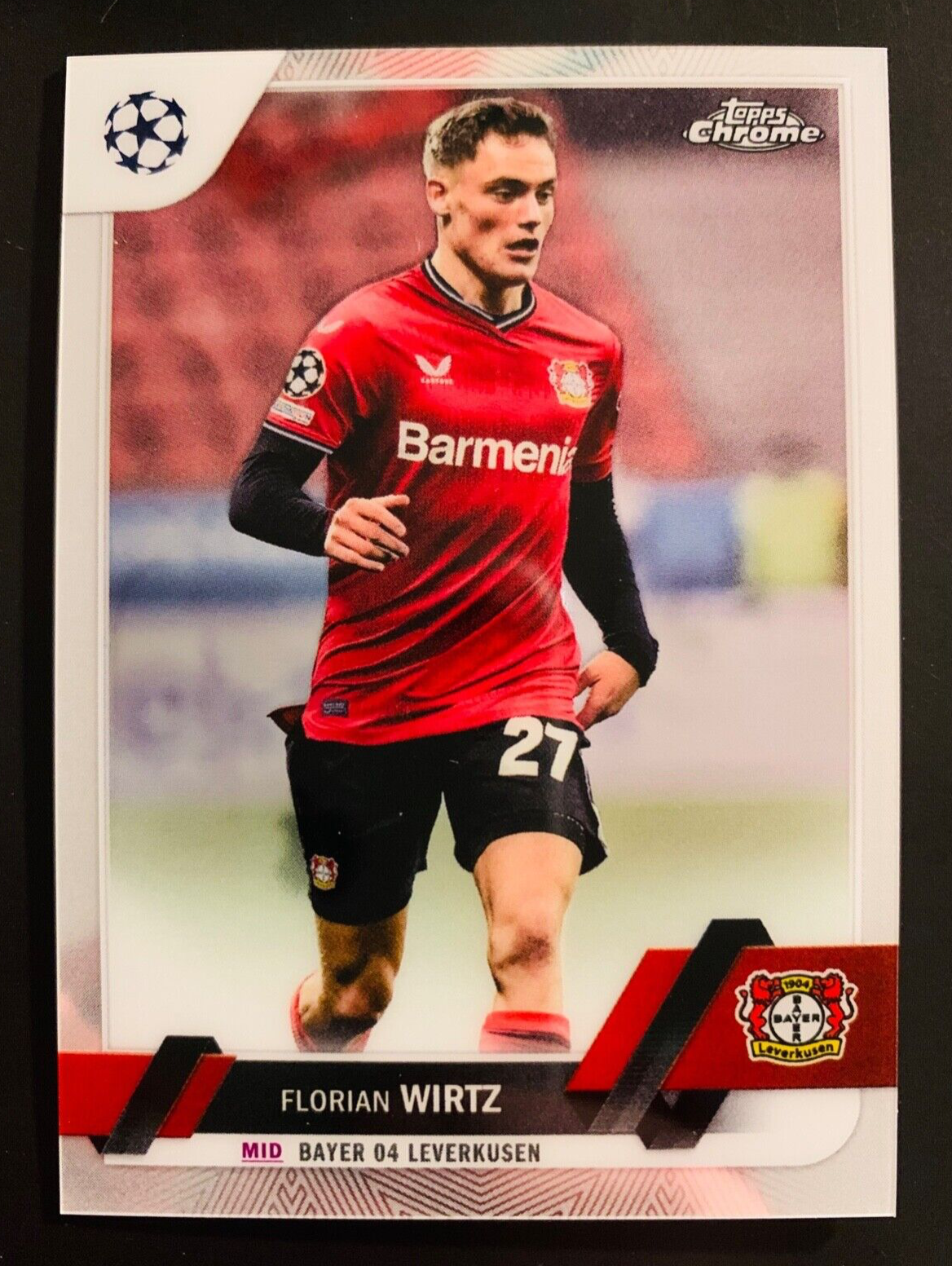 Topps Chrome ヴィルツ(Florian Wirtz) ケースヒット 2022-23 Topps Chrome UEFA UCC # Florian Wirtz Bayer