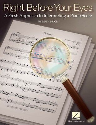 Right Before Your Eyes Piano Score Study Guide Ruth Price Hal Leonard Book