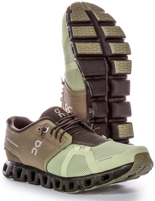 Pre-owned On Running Cloud 5 Reflective Shell Cloudtec Mens Sneaker Olivegreen Us 6 -13