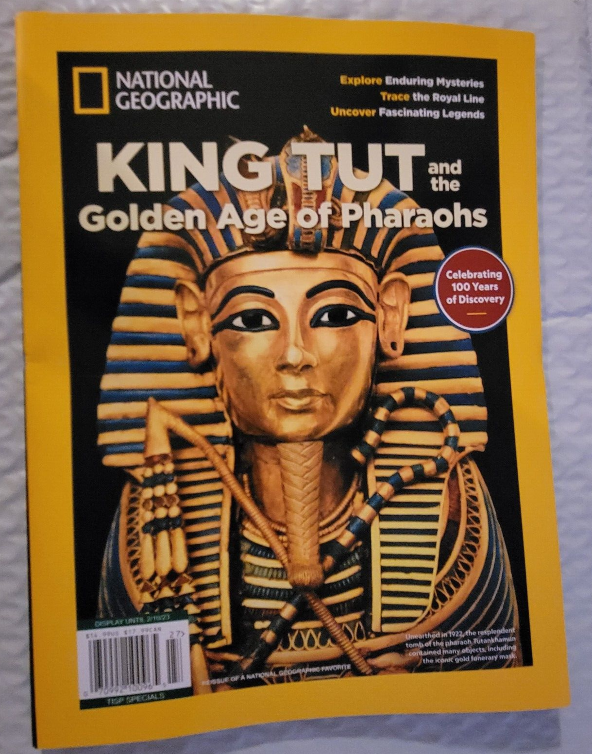 KING TUT - Golden Age of Pharaohs -National Geographic - 100