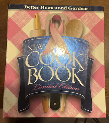 Better Homes & Garden New Cook Book Pink 12th Edition Breast Cancer Edition