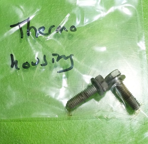 12-19 Fiat 500 OEM engine motor 1.4L thermostat housing mount bolts SET
