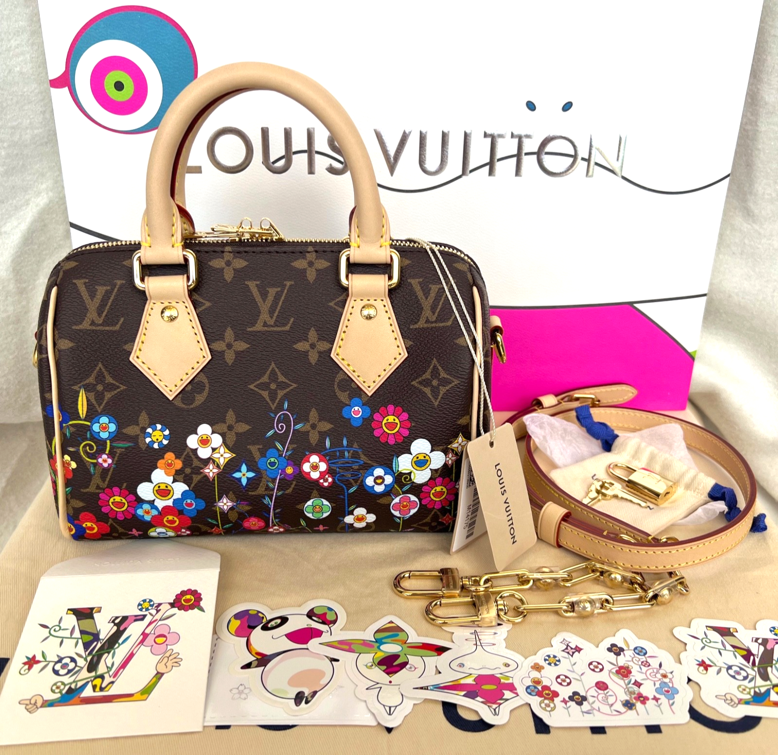 ルイヴィトン 手袋 Louis Vuitton x Takashi Murakami 2025 Speedy Bandoulière 20