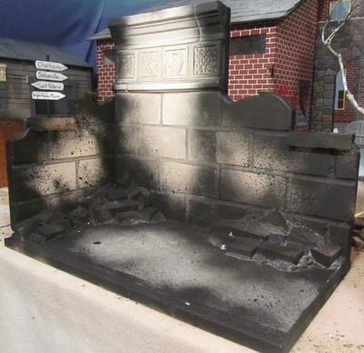 1/6th Scale WWII Diorama Set Destroyed Building #2