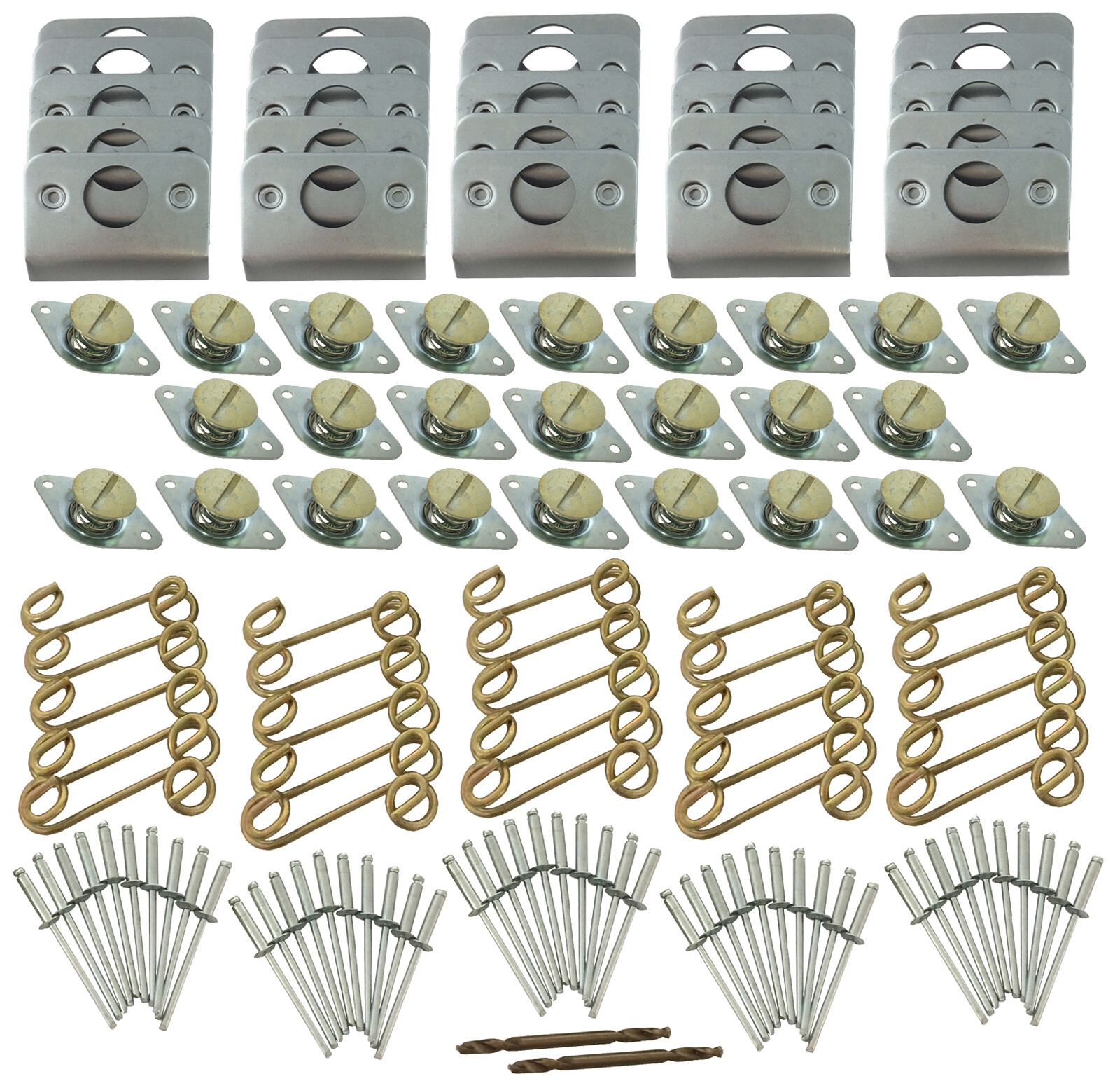 Self Ejecting Steel Dzus Fastener Assemblies - 25 Pack #2109 | eBay