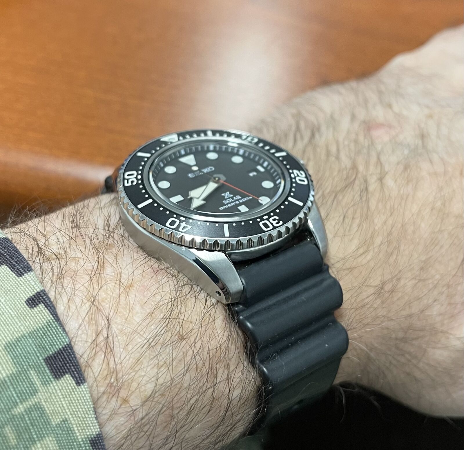 Seiko (SNE589) Prospex Solar Diver's Men's Watch - SS/Black Seiko (SNE589) Prospex Solar Diver's Men's Watch - SS/Black