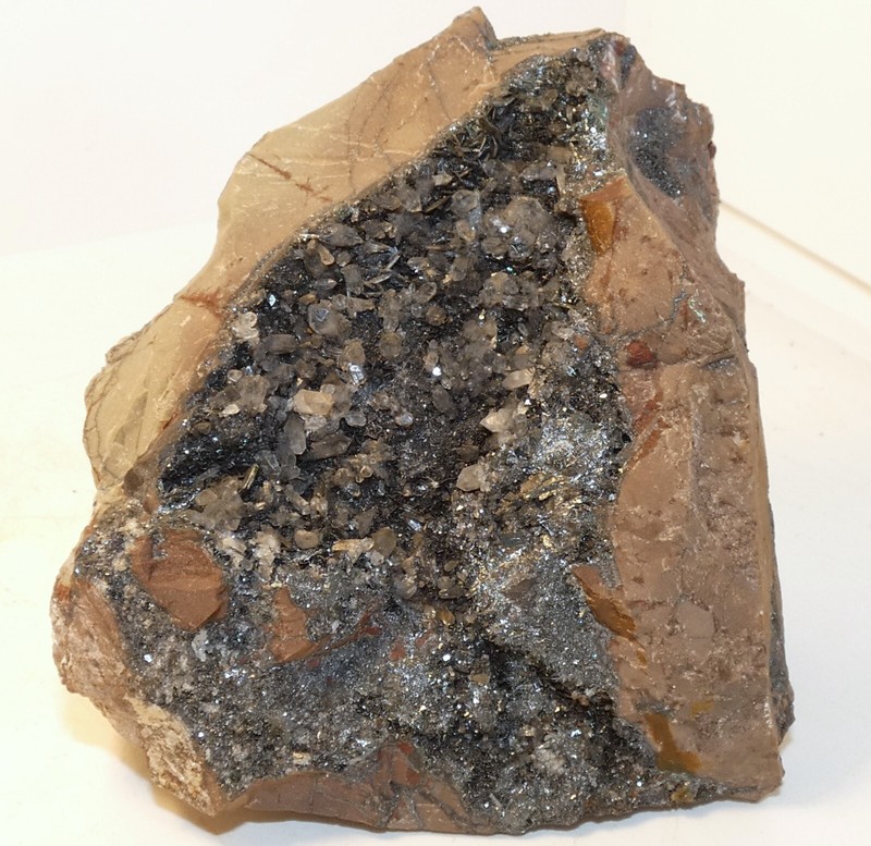 MinÃ©Raux Collection - HÃ©Matite + Cristaux Quartz - Vosges - 418g
