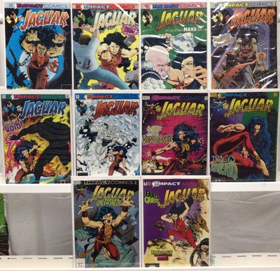Impact Comics The Jaguar Run Lot 1-12 Plus Annual Missing 7,8,9