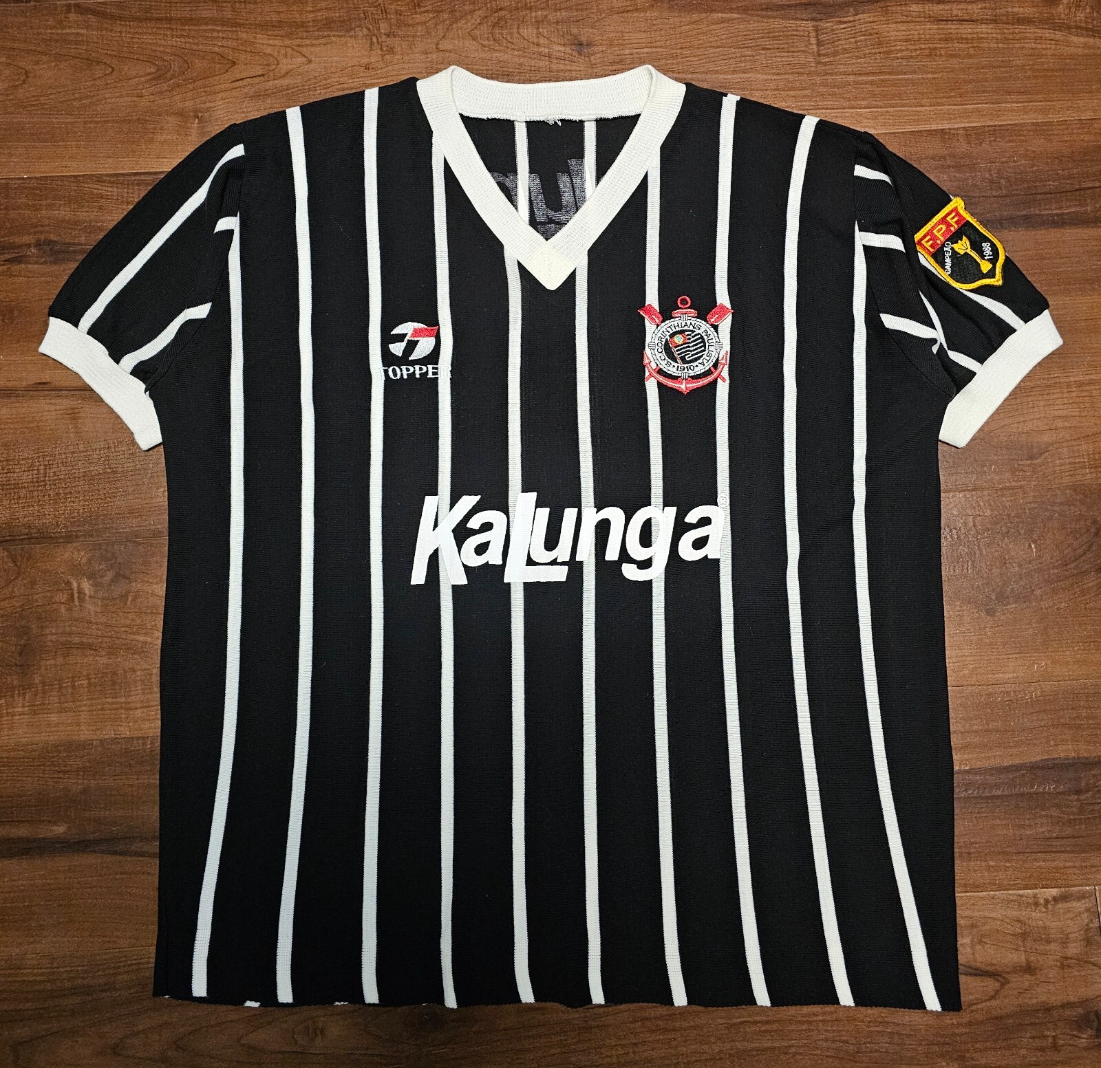 トップス 93-94 SC Corinthians Paulista  shirt SC CORINTHIANS PAULISTA 1993 1994 Away Football Shirt Soccer