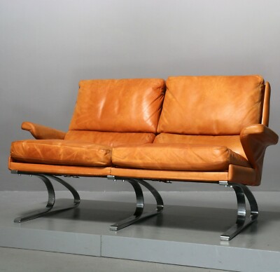 Vintage 2 Sitzer Couch Und 2 Loungesessel