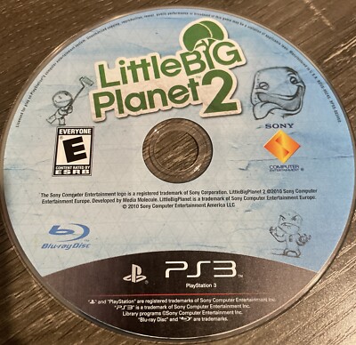 Little Big Planet 2 PS3 Sony PlayStation 3 Disc Only Video Game Tested