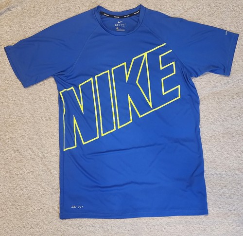 Nike サッカーシャツ Mサイズ 黄色・青 NIKE CBF M NK DF STAD JSY SS HM DYNAMIC YELLOW/LEMON CHIFFON