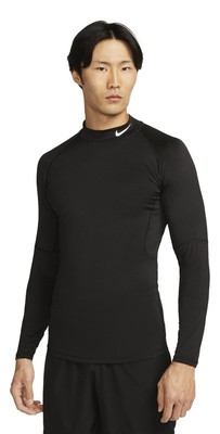 Nike Pro Men's Mock Neck Long Sleeve Dri-Fit Training Shirt