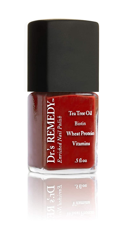 Dr.'s Remedy Enriched Nail Polish, RESCUE RED, 0.5 Fluid Ounce