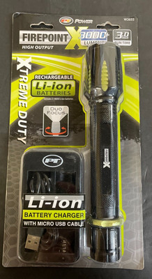 Performance Tool Wilmar W2655 Fire Point X Li Ion Flashlight Adjustable DuoFocus