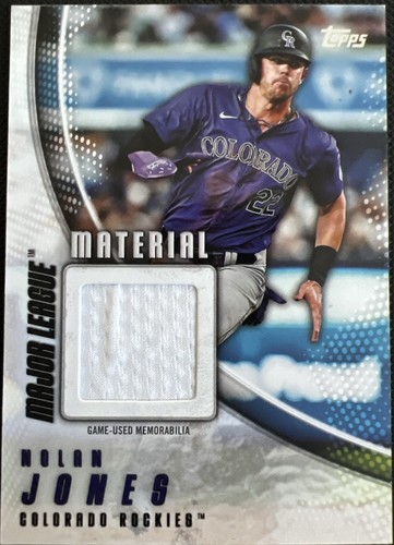 2025 Topps Series 1 - Nolan Jones #MLM-NJ