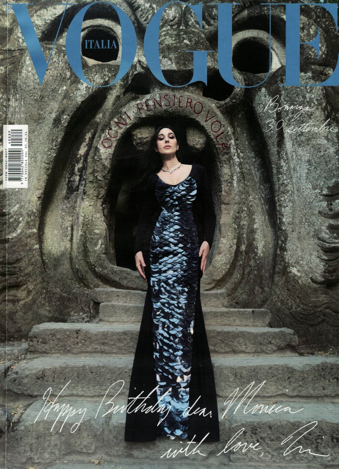 VOGUE ITALIA Magazine October 2024 Monica Bellucci Tim