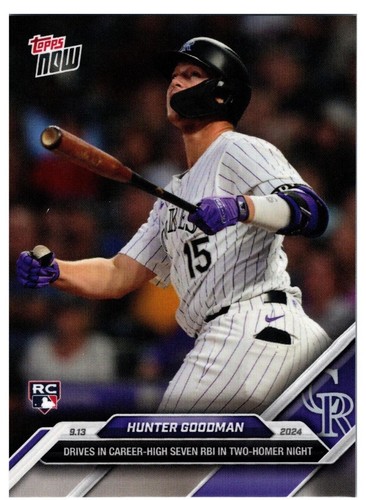 2024 Topps Now - Hunter Goodman #691