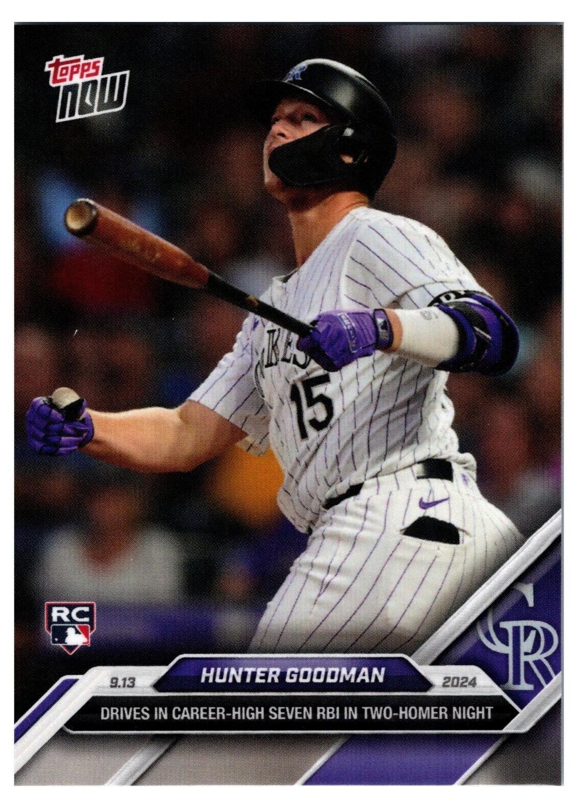 2024 Topps Now - Hunter Goodman #691
