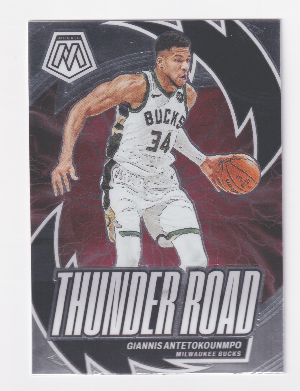 2023-24 Panini Mosaic THUNDER ROAD #6 GIANNIS ANTETOKOUNMPO