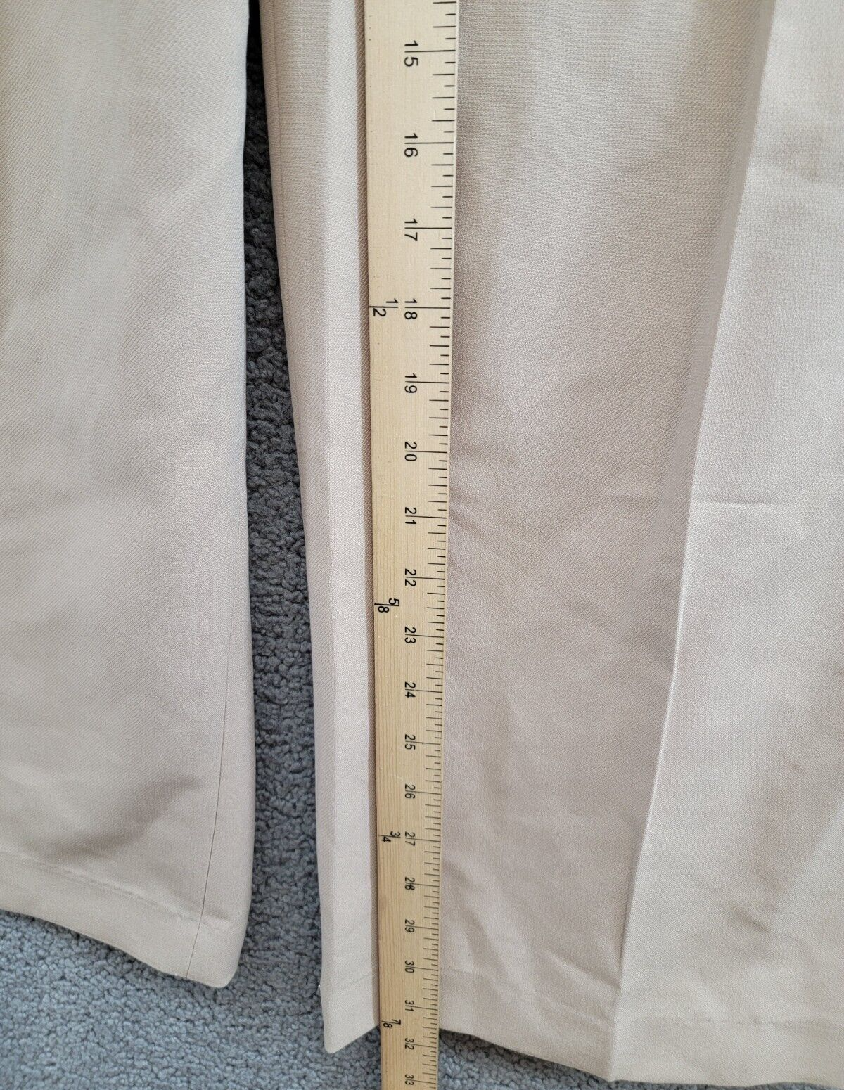 ASTR the Label Milani Wide-Leg Pleated Pants Women's S Taupe Hook & Bar Closure~ - Picture 7 of 18