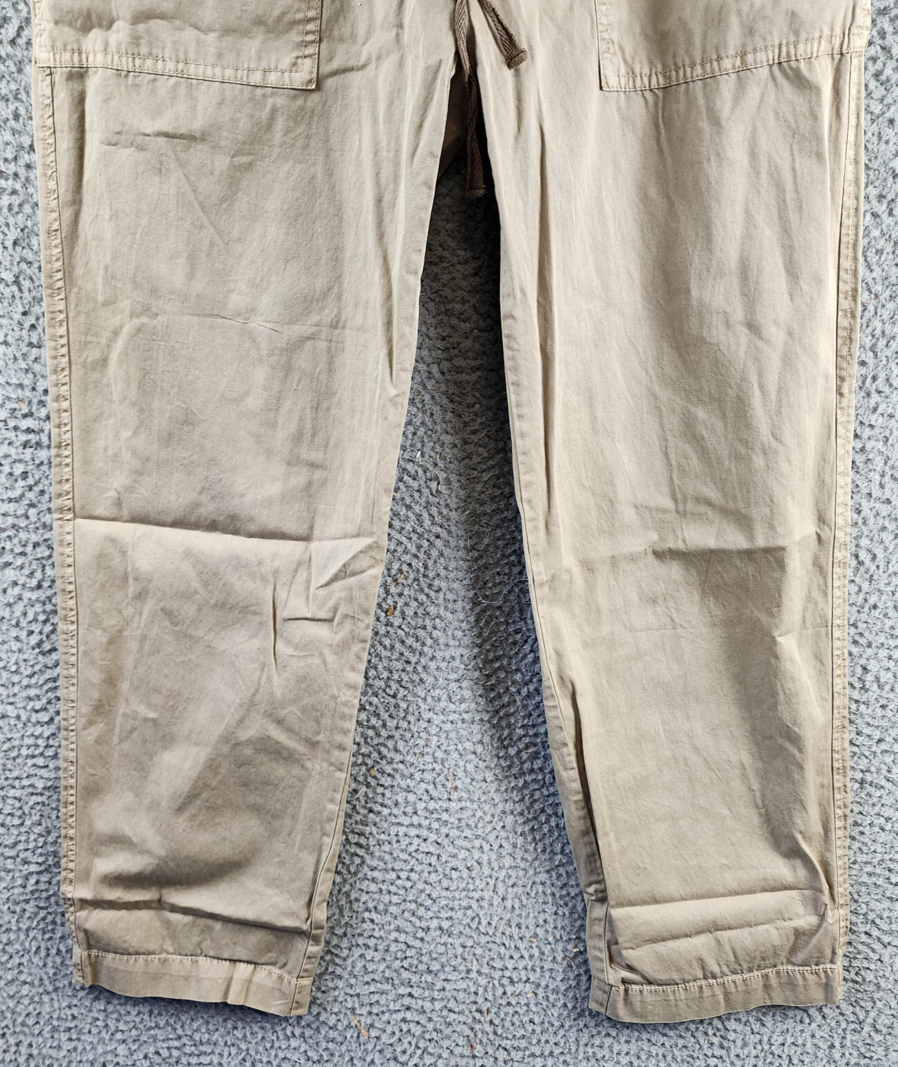 Velvet by Graham & Spencer Misty Drawstring Pants Women's XS Dune Brown Pull-On~ - Picture 3 of 13