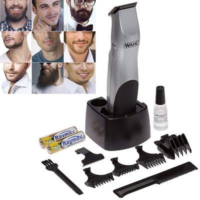 Wahl Mens Kit Beard Rechargeable Trimmer Mustache Clipper Shaver Cordless...